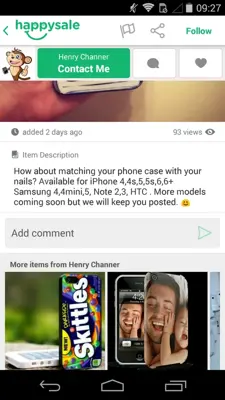 HappySale - Sell Everything android App screenshot 3